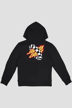 Santa Cruz Goal Flame Kids Hoodie zwart