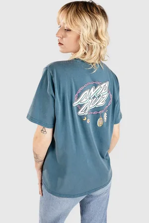 Santa Cruz Barbed Oval Dot T-Shirt blauw