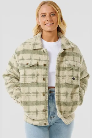 Rip Curl Sunrise Session Sherpa Jas groen