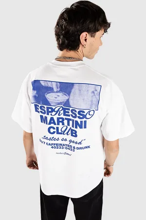 Another Cotton Lab Espresso Martini T-Shirt wit