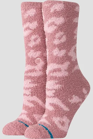 Stance Purrfect Crew Sokken roze