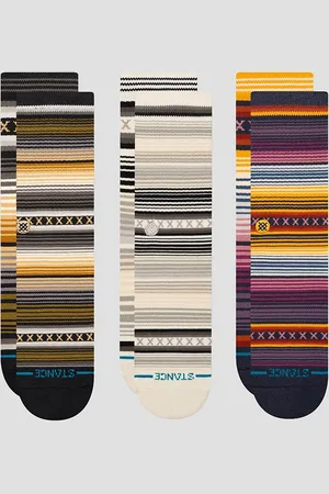 Stance Curren 3 Pack Sokken patroon