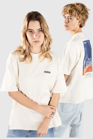 Woodbird Baine Sip T-Shirt wit