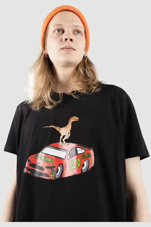 ICECREAM 420 Dinosour Racing Logo T-Shirt zwart