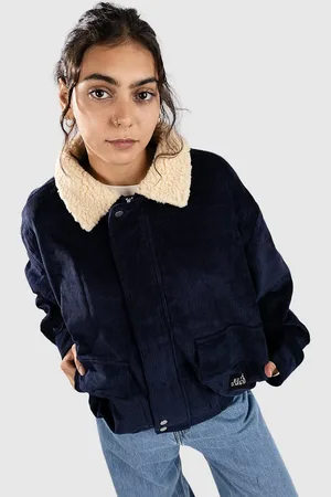 Blue Tomato Fat Cord Bomber Jas blauw