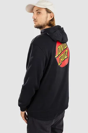 Santa Cruz Classic Dot Chest Hoodie zwart