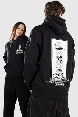 Any Means Necessary Tower Hoodie zwart