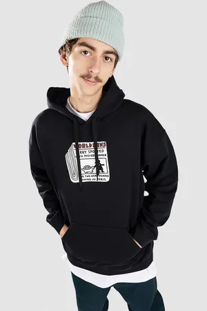 A.Lab World News Hoodie zwart