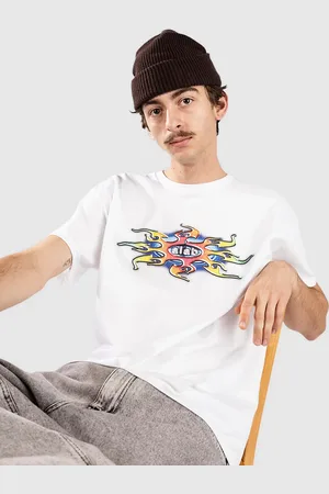 A.Lab Ripple Rave Oval T-Shirt wit