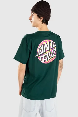 Santa Cruz 360 Fisheye Dot T-Shirt groen