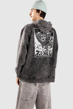 Santa Cruz X Godzilla Hand Hoodie zwart