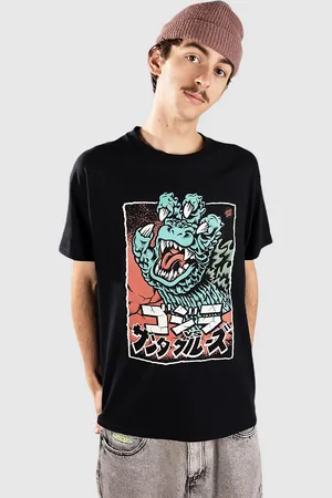 Santa Cruz X Godzilla Hand T-Shirt zwart