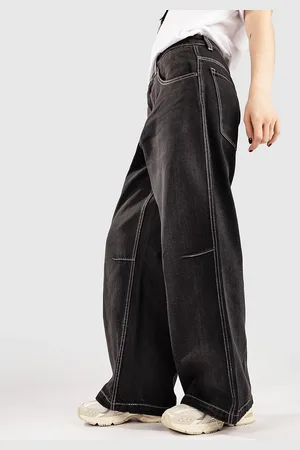 Empyre Extent LR Wide Leg Jeans zwart
