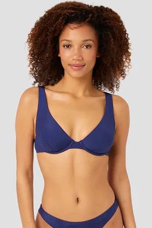 Rip Curl Modern Rib B/C Cup Bikini Top blauw
