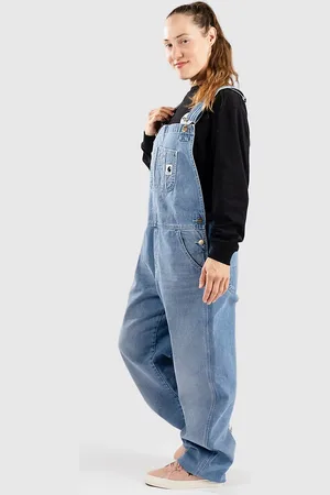 Carhartt Bib Overall Straight blauw