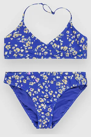 Roxy Shadow Floral Kids Bikini blauw
