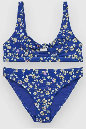 Roxy Shadow Floral Kids Bikini blauw
