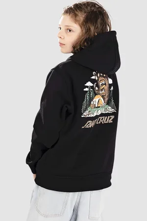 Santa Cruz Screaming Grizzly Kids Hoodie zwart