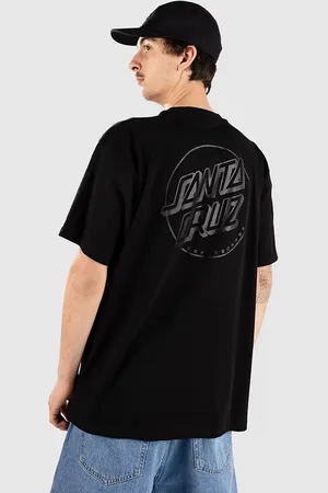 Santa Cruz Tonal Opus Dot Stripe T-Shirt zwart