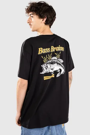 Brixton Bass Brains T-Shirt zwart