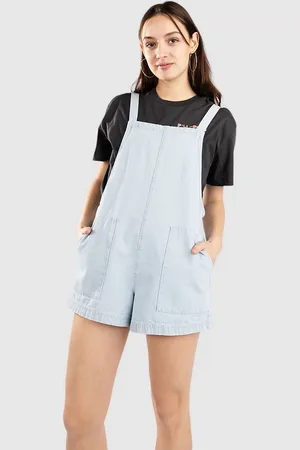 Billabong Beach Crush Denim Jumpsuit blauw