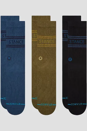 Stance Basic 3 Pack Crew Socks groen