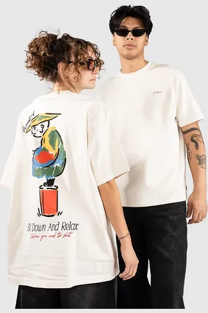 Woodbird WBBaine Pose T-Shirt wit