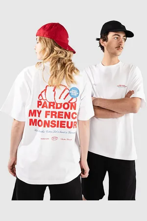 Another Cotton Lab Pardon Monsieur Oversized T-Shirt wit