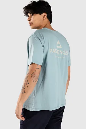 PASSENGER Recycled Cotton T-Shirt blauw