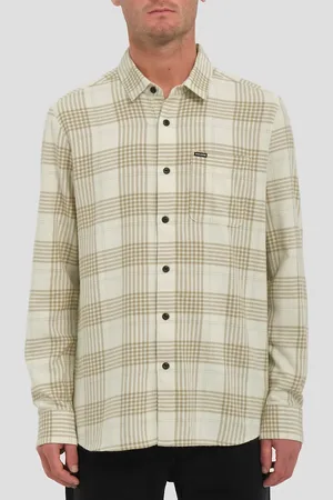 Volcom Caden Plaid Hemd wit