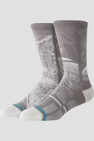 Stance Death Star Sw Crew Socks patroon