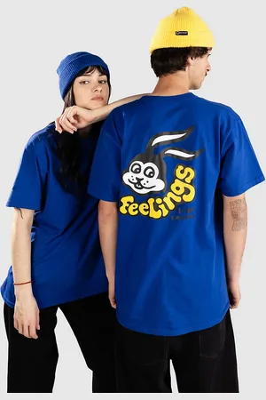 And Feelings Rabbit T-Shirt blauw