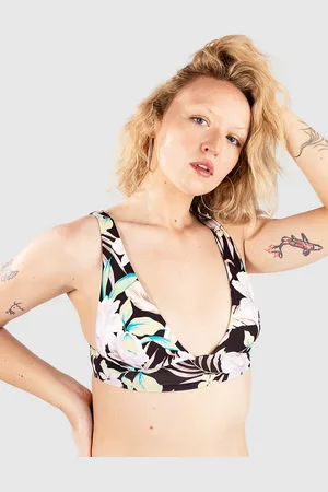 Billabong Shadow Tropic Remi Plunge Bikini Top patroon
