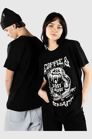 A Lost Cause Coffee T-Shirt zwart