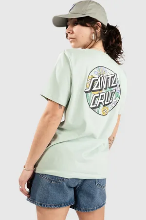 Santa Cruz Field Dot T-Shirt groen
