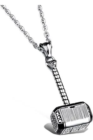 Mendes Heren Ketting - - kettinghanger - Hammer Of Thor - Viking - - Staal