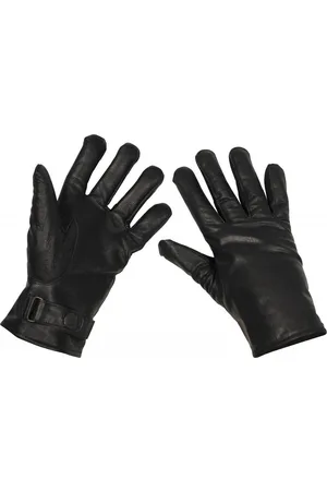 MFH Army leren handschoenen - gevoerd - - MAAT XL