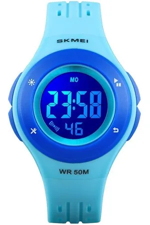 Skmei Digitaal Kinderhorloge - Chronograaf - Multicolor Backlight - Blauw