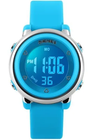 Skmei Digitaal Kinderhorloge ??? LED Display ??? Hartjes ??? Geschenkdoosje - Blauw