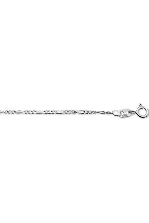 GLAMS Armband figaro 1,8 mm - Zilver