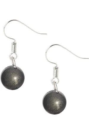 Bixorp Gems Pyriet Edelstenen Oorbellen - Bronzen Dames Oorbellen met Kraaltjes - Edelsteen Oorhangers - Cadeau voor Meisjes & Vrouwen