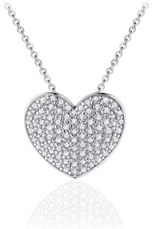Juwelier Emo Zilveren Ketting met hanger - Hart Ketting - 01120 - LENGTE 45 CM