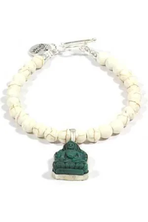 Heaven Eleven Dames - armband - rvs - zilver 925 - buddha - 17cm
