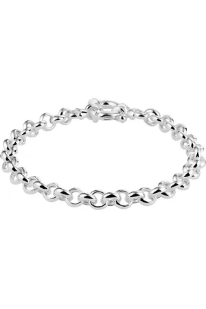 GLAMS Armband Jasseron 5,5 mm - Zilver