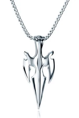 Mendes Heren ketting - Venetiaans - Kettinghanger Vlam - - Edelstaal