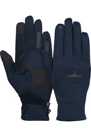 Nomad ® Stretch Handschoen | Maat M Donkerblauw | Voor Herfst / Wandelen | Anti-slip Grip | Touch-screen functie | Machinewasbaar
