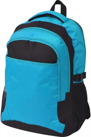 vidaXL Rugzak - voor - school - 40 - L - zwart - en