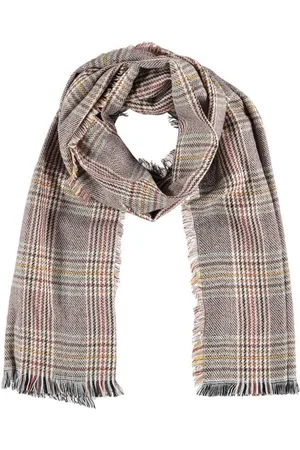 sarlini Winter Sjaal Dames Sjaal Camel Geruit