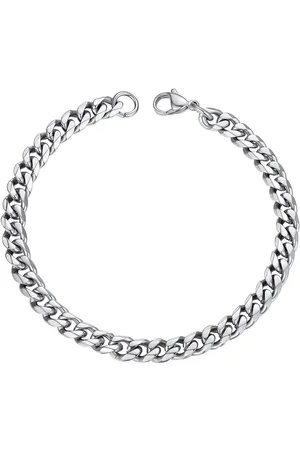 Fako Bijoux® Schakelarmband Gourmet - Cubaanse Schakel Armband - Cuban Link - Armband Staal - RVS - 5mm - 20cm