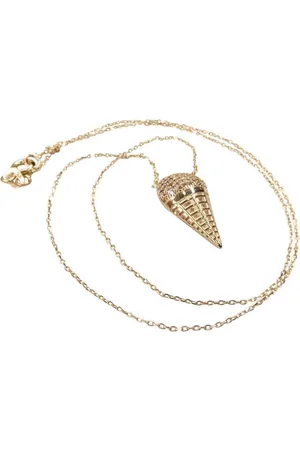 Christian Gouden ketting met ijshoorn hanger